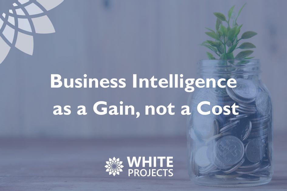 business intelligence as a gain, not a cost